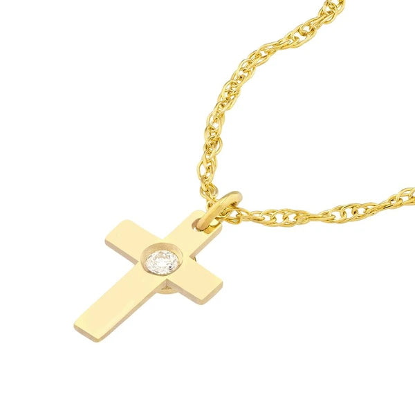 So You Diamond Cross Necklace