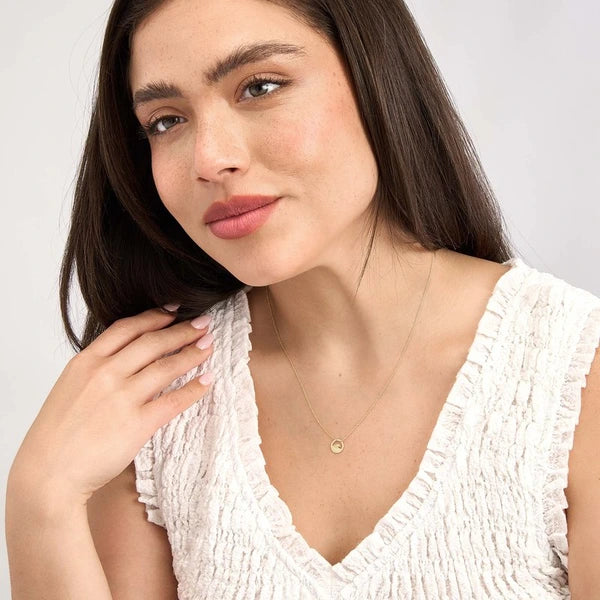 So You Wave Open Circle Necklace