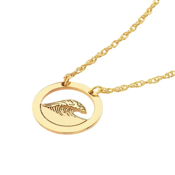 So You Wave Open Circle Necklace