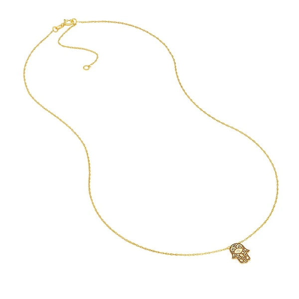 So You Diamond Hamsa Necklace