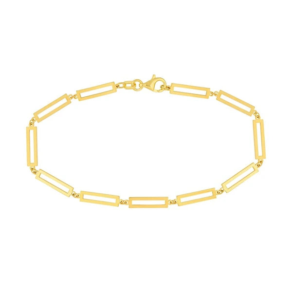 Rectangular Link Station Chain