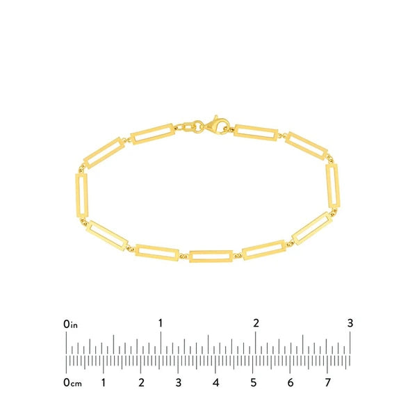 Rectangular Link Station Chain