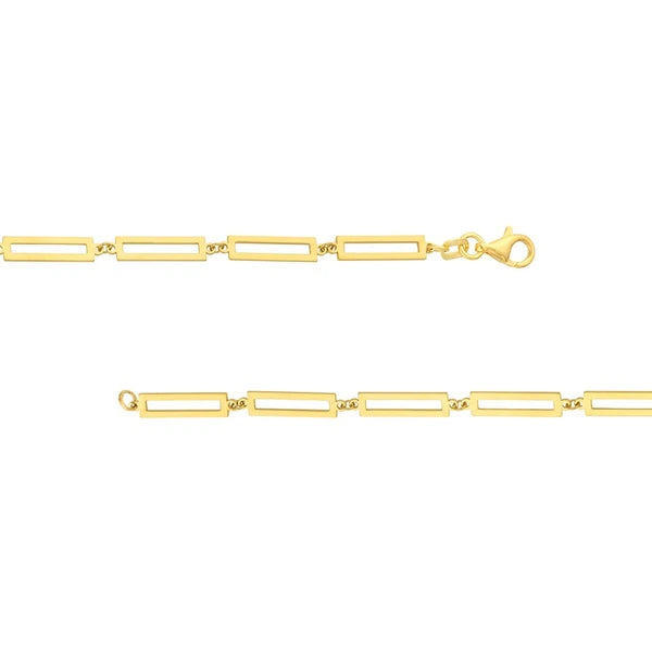 Rectangular Link Station Chain