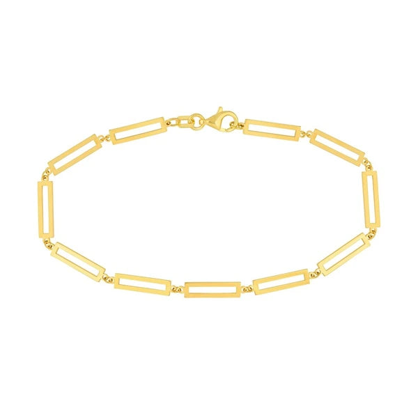 Rectangular Link Station Chain