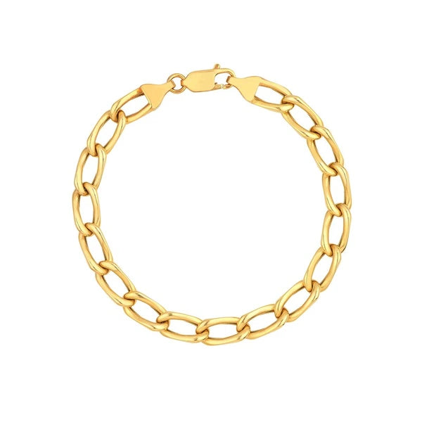 Cable Twist Open Link Bracelet