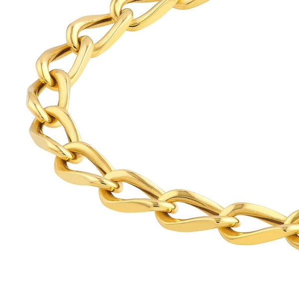 Cable Twist Open Link Bracelet