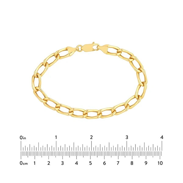 Cable Twist Open Link Bracelet
