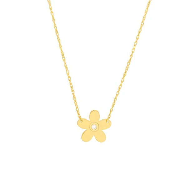 So You Diamond Flower Necklace