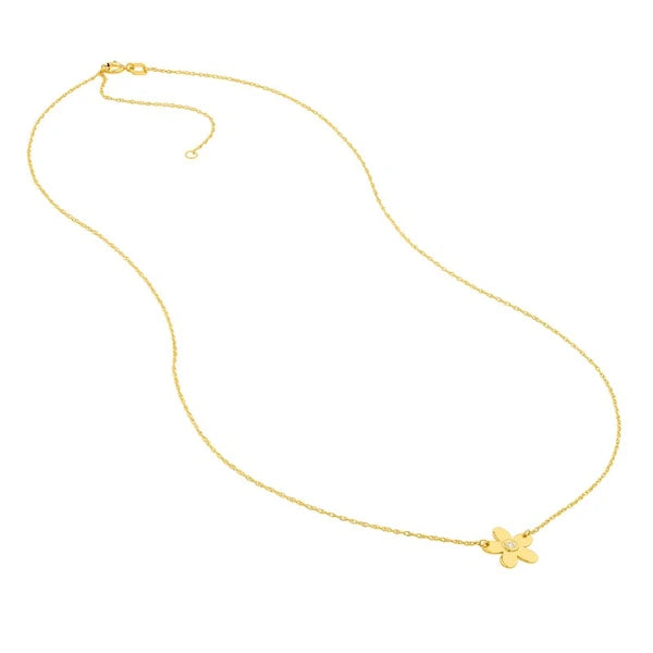 So You Diamond Flower Necklace