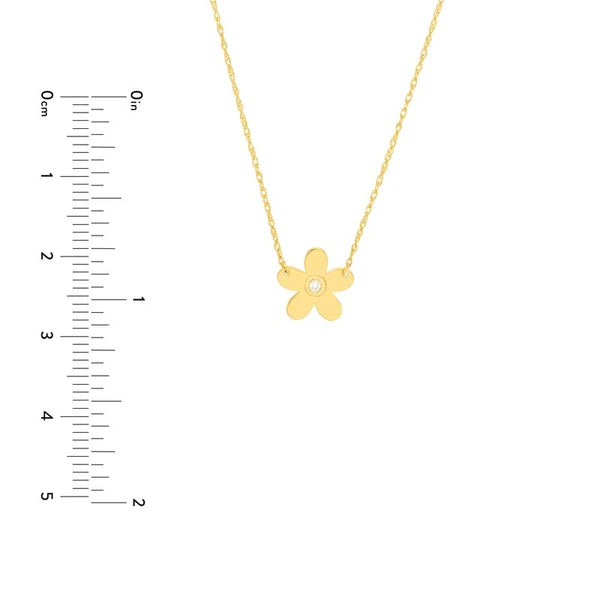 So You Diamond Flower Necklace