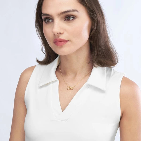 Linked Circle Ring Necklace