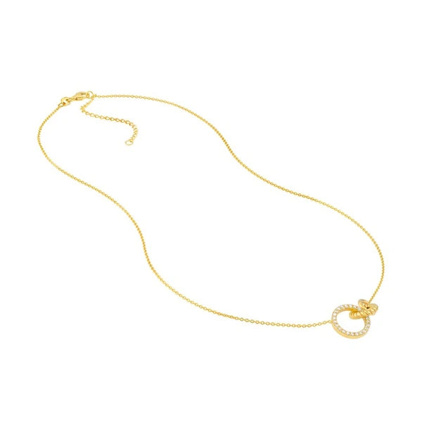 Linked Circle Ring Necklace