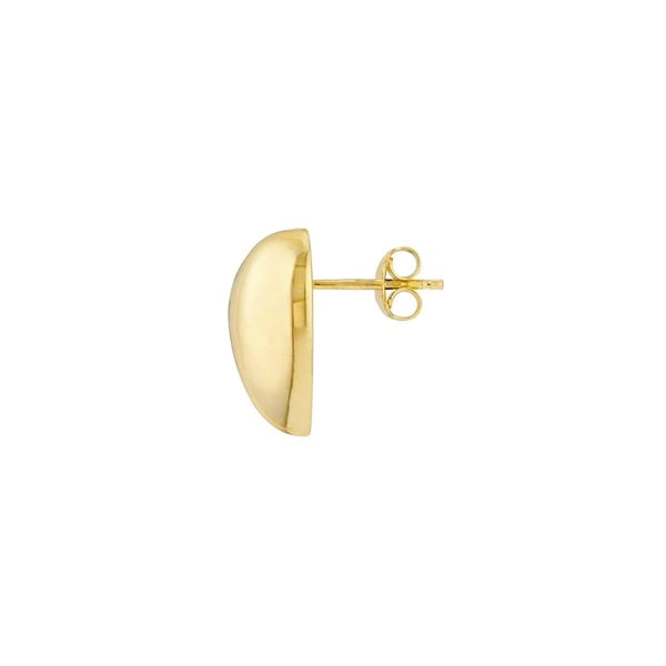 Puff Heart Polished Earrings