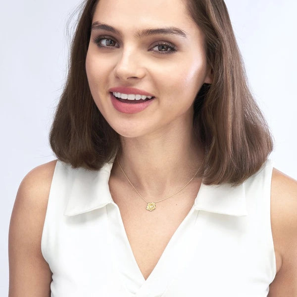 Rose Station Necklace