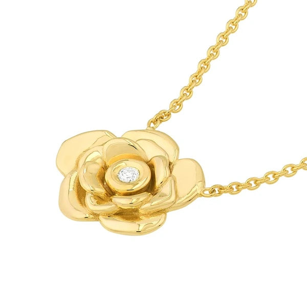 Rose Station Necklace