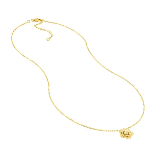 Rose Station Necklace