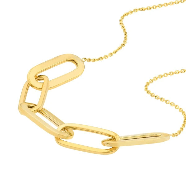 Large Oval Link Element Necklace