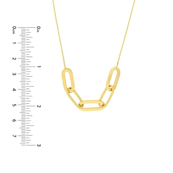 Large Oval Link Element Necklace