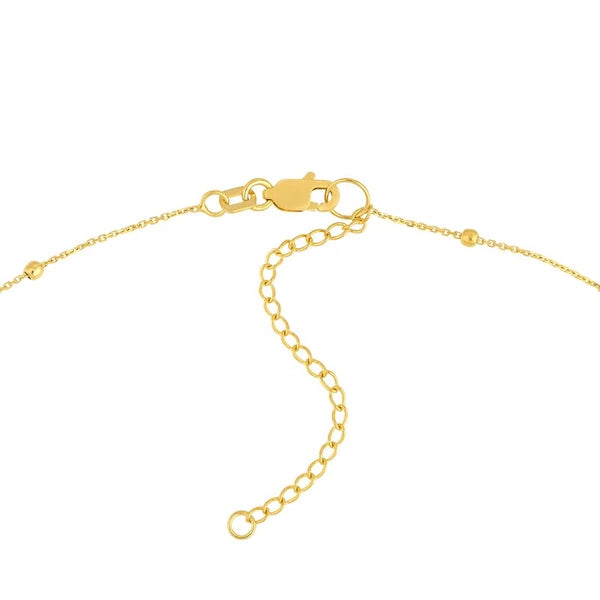 Love Knot Pendant Station Necklace