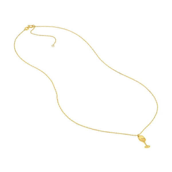 So You Cocktail Glass Charm Necklace