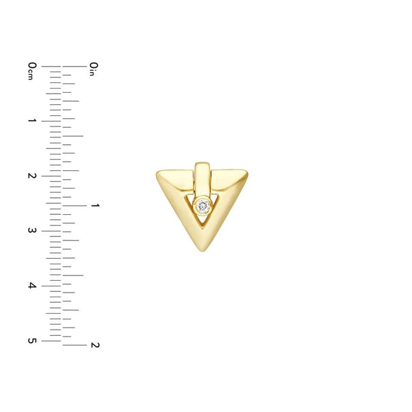 1/8tcw Diamond Arrow Dangle Earrings