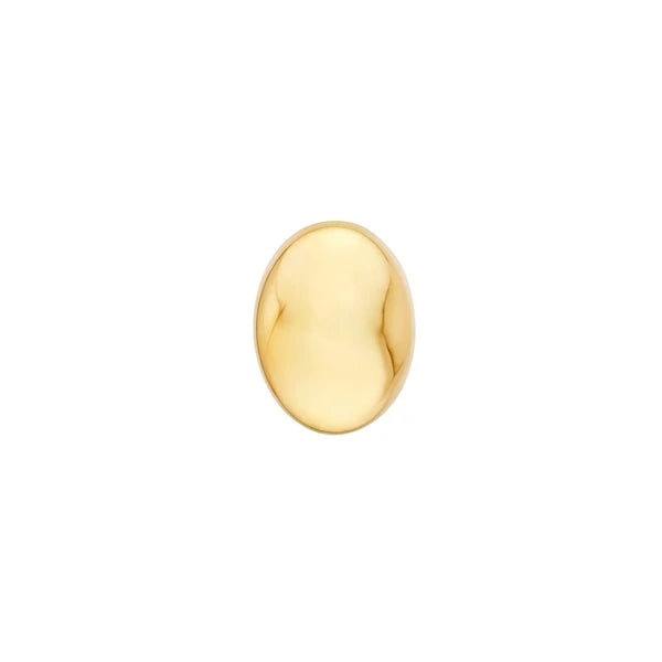 Puffy Oval Stud Earrings