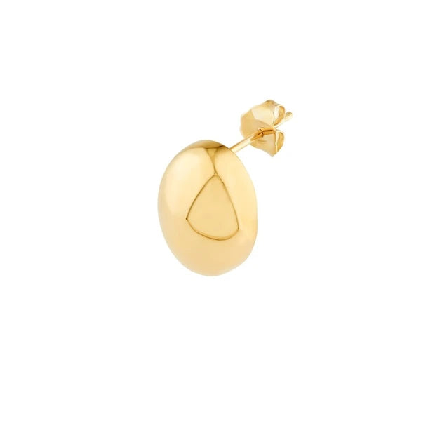 Puffy Oval Stud Earrings