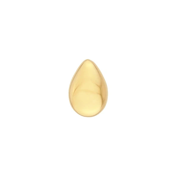 Puffy Teardrop Stud Earrings