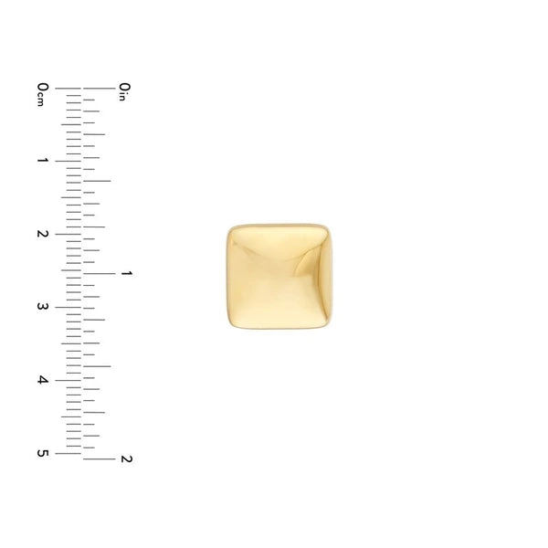 Puffy Square Earrings