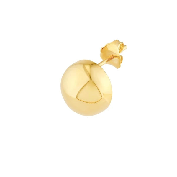 Puffy Round Stud Earrings
