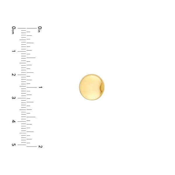 Puffy Round Stud Earrings