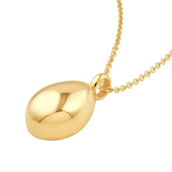 Puffy Teardrop Pendant