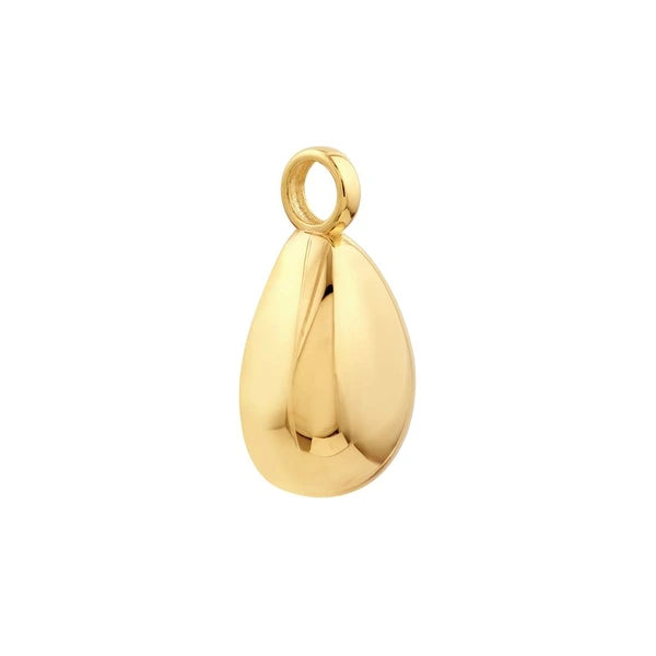 Puffy Teardrop Pendant