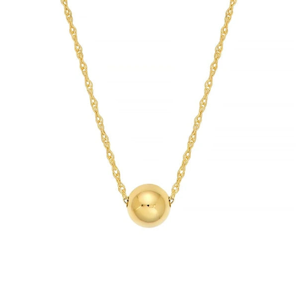 So You Puffy Bead Charm Necklace