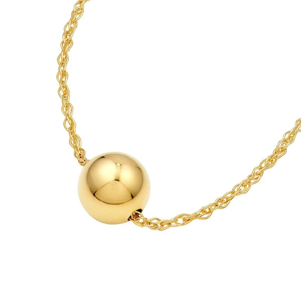 So You Puffy Bead Charm Necklace