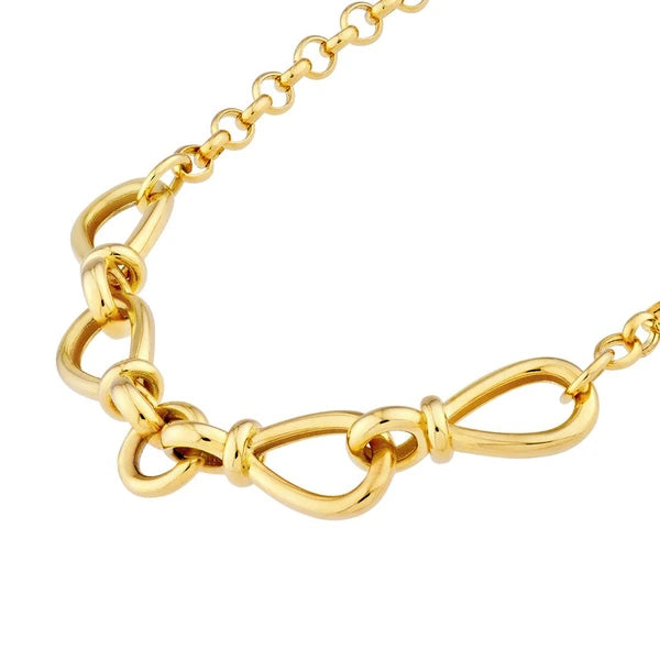 Hollow Teardrop Link Adjustable Bracelet