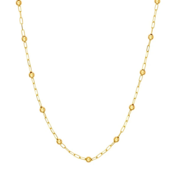 Beaded Paper Clip Chain