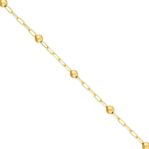 Beaded Paper Clip Chain