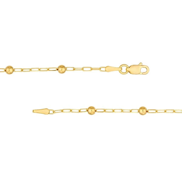 Beaded Paper Clip Chain