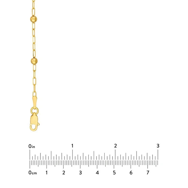 Beaded Paper Clip Chain