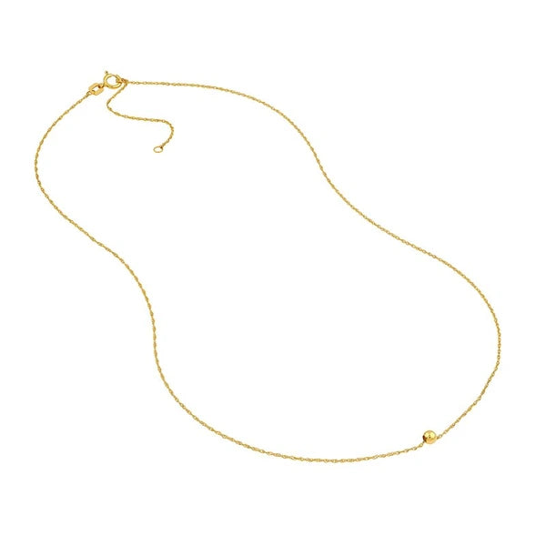 So You Small Bead Pendant Necklace