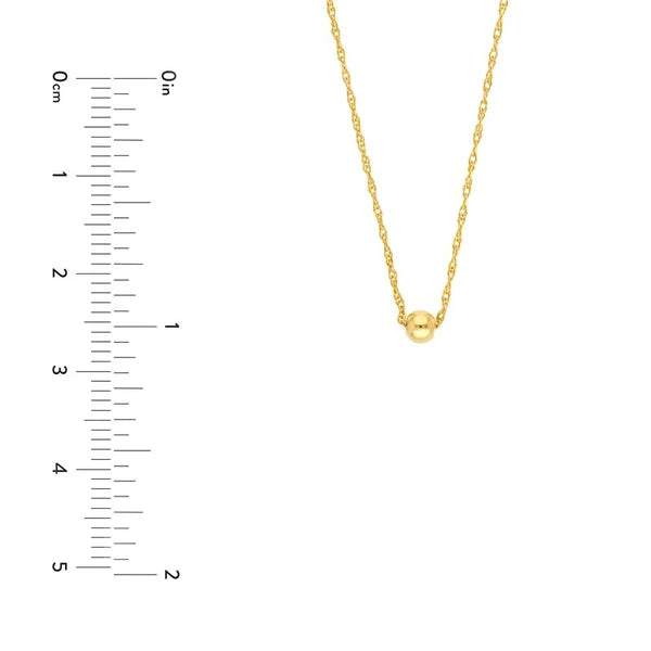 So You Small Bead Pendant Necklace
