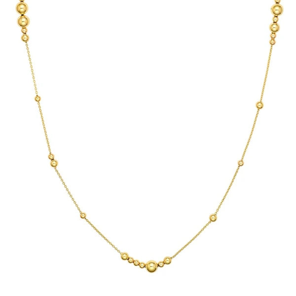 Long and Lovely AlterN/Ating Beaded Necklace
