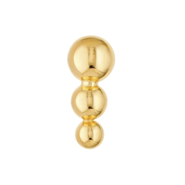 Graduated Bead Stud Earrings