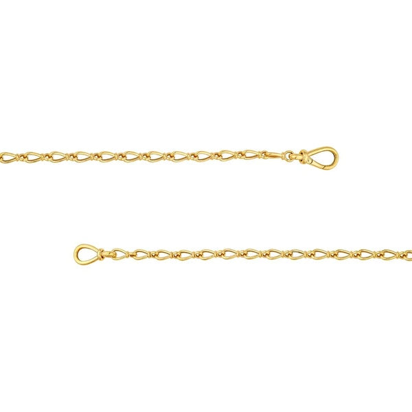 Teardrop Link Lariat Necklace