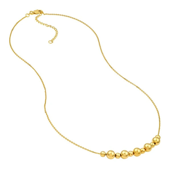 Adjustable AlterN/Ating Bead Necklace