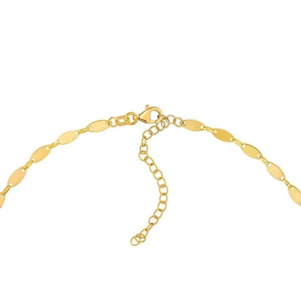 Graduated Diamond Shaped Necklace