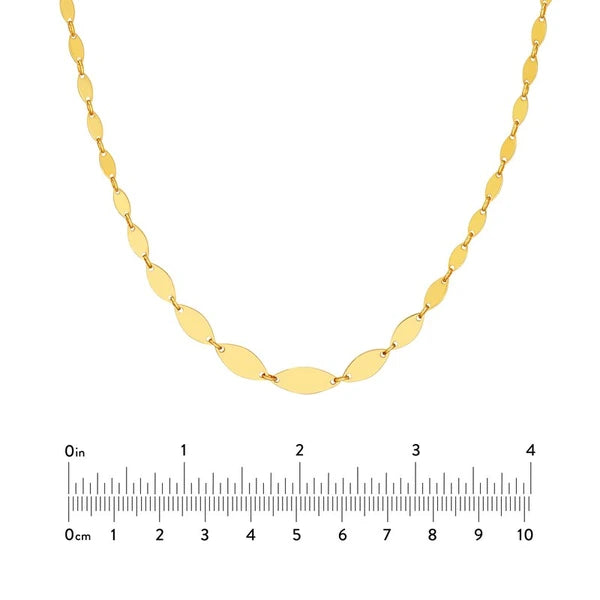Graduated Diamond Shaped Necklace