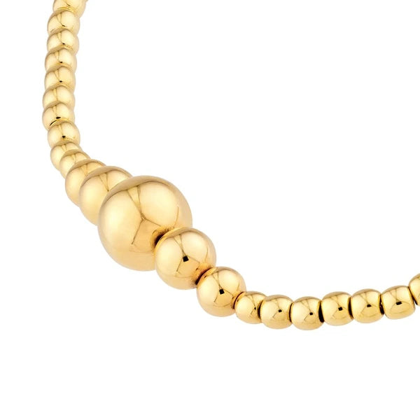 Graduated Bead Adjustable Bracelet