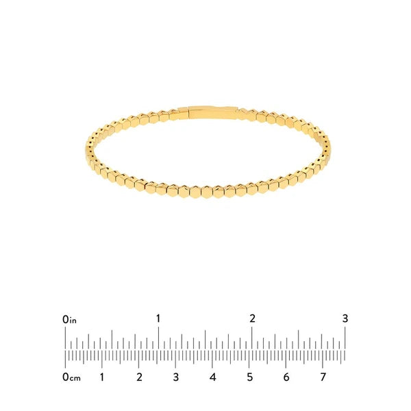 3.20mm HexagoN/Al Link Flex Bracelet